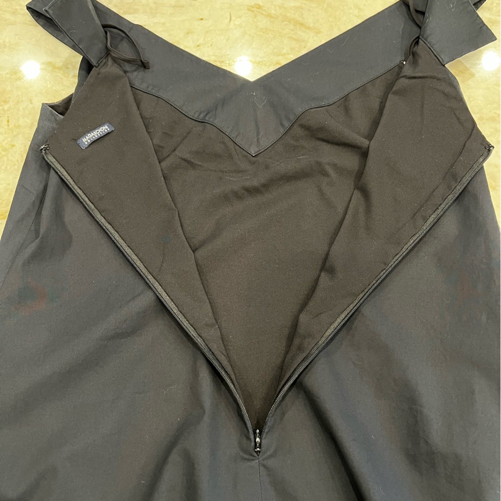 Magashoni Collection‎ Cotton Off-Shoulder Balloon Dress – Black – Size M (8–10) - Picture 4 of 12